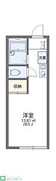 レオパレスティーズハウス 1Kの間取図画像