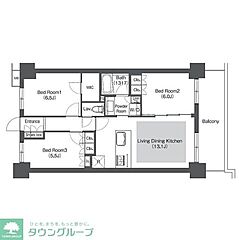 物件の間取り
