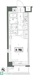 AZEST志村坂上2 1Kの間取図画像