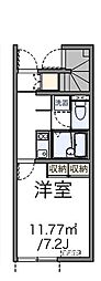 レオネクスト壽光3 1Kの間取図画像