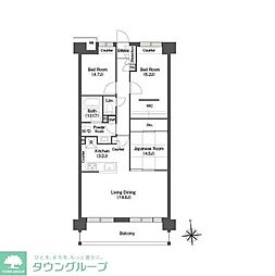 コンフォリア高島平2号館 3LDKの間取図画像
