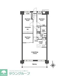 コンフォリア高島平2号館 3LDKの間取図画像