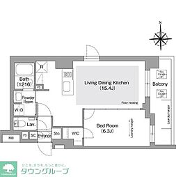 間取図画像 1LDK