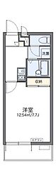 レオパレスkeyakiya 1Kの間取図画像
