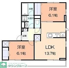 物件の間取り