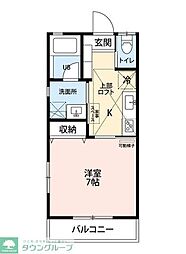 Acacia-so 1Kの間取図画像