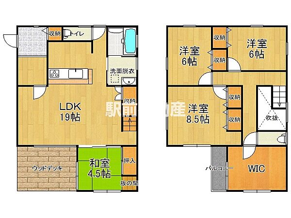 間取りを拡大表示