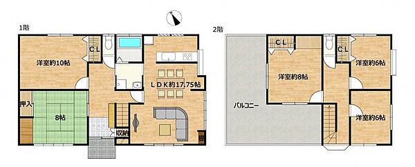 間取りを拡大表示
