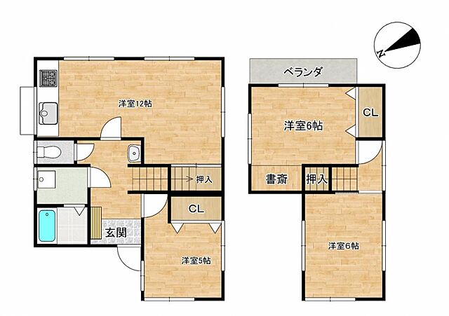 間取り 竹原市竹原町2580-6