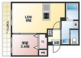 フルール甲子園 305 ｜ 兵庫県西宮市甲子園七番町（賃貸マンション1LDK・3階・28.00㎡） その2