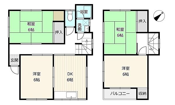 間取りを拡大表示