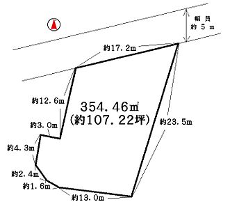 区画図:建築条件なし♪ 区画図:建築条件なし♪