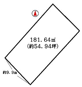 区画図:建築条件なし♪ 区画図:建築条件なし♪