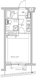 パティーナ蒲田南DUO 1Kの間取図画像
