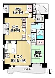 間取図画像 3LDK