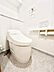 トイレ：トイレは温水洗浄機能付き  