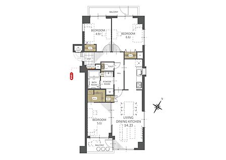 ~Floor plan~ 図面と異なる場合は現況を優先致します。