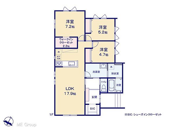 間取りを拡大表示