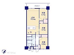 シティコープ西葛西 3LDKの間取図画像