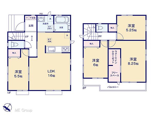 間取りを拡大表示
