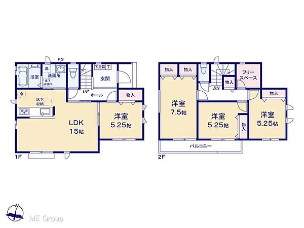 間取りを拡大表示