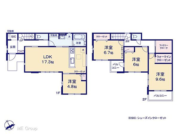 間取りを拡大表示