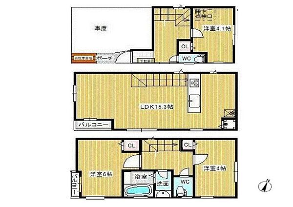 間取りを拡大表示