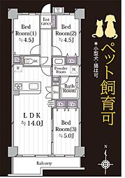 間取図画像 3LDK