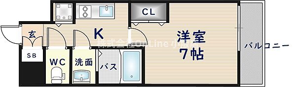 ソルテラスOSAKA　EAST　GATE ｜大阪府東大阪市中野南(賃貸マンション1K・13階・24.34㎡)の写真 その2