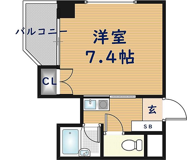 エンゼルハイツ小阪本町 ｜大阪府東大阪市小阪本町1丁目(賃貸マンション1K・2階・20.00㎡)の写真 その2