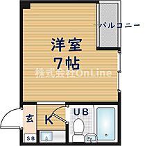 ソラーナ八戸ノ里  ｜ 大阪府東大阪市下小阪4丁目（賃貸マンション1K・3階・16.47㎡） その2