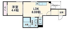 リブレメゾン俊徳道I  ｜ 大阪府東大阪市横沼町2丁目（賃貸アパート1LDK・2階・32.66㎡） その2