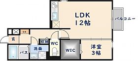 カーサ・エクレールA棟  ｜ 大阪府東大阪市角田1丁目（賃貸アパート1LDK・1階・40.35㎡） その2