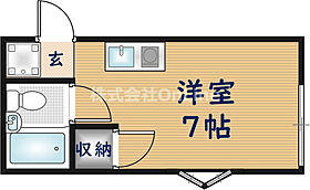 ハイツ嵯峨根  ｜ 大阪府東大阪市花園西町2丁目（賃貸アパート1R・1階・19.20㎡） その2