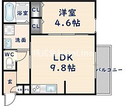 ジーメゾン東大阪寿クラディア  ｜ 大阪府東大阪市寿町2丁目（賃貸アパート1LDK・2階・35.78㎡） その2