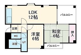 カサ　デ　ビエネスタール  ｜ 大阪府東大阪市川中（賃貸マンション2LDK・5階・53.46㎡） その2