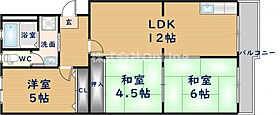 セントラルハイツ石田  ｜ 大阪府東大阪市若江西新町2丁目（賃貸マンション3LDK・2階・62.08㎡） その2