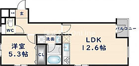 アコルネ・アネックス  ｜ 大阪府東大阪市西上小阪（賃貸マンション1LDK・3階・43.93㎡） その2