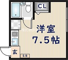 ヴィラ若江  ｜ 大阪府東大阪市岩田町4丁目（賃貸マンション1R・2階・17.00㎡） その2