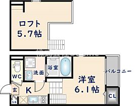 ハーモニーテラス長田II  ｜ 大阪府東大阪市長田2丁目（賃貸アパート1K・2階・20.61㎡） その2