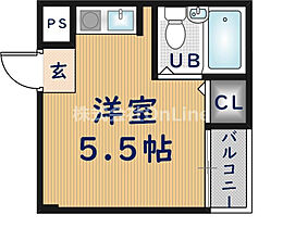 ダイヤコーポ  ｜ 大阪府東大阪市高井田元町2丁目（賃貸マンション1R・1階・12.00㎡） その2