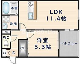 アムール永和  ｜ 大阪府東大阪市永和3丁目（賃貸アパート1LDK・3階・40.78㎡） その2