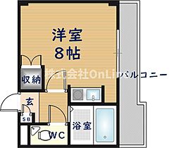 ロイヤルメゾン  ｜ 大阪府東大阪市御厨東2丁目（賃貸マンション1R・2階・21.00㎡） その2