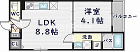 F　asecia　AttivoII  ｜ 大阪府東大阪市長堂3丁目（賃貸アパート1LDK・1階・30.71㎡） その2