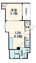 クリエオーレ吉田  ｜ 大阪府東大阪市吉田5丁目（賃貸アパート1LDK・3階・31.79㎡） その2