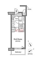 レジディア用賀 208 ｜ 東京都世田谷区用賀２丁目32-8（賃貸マンション1K・2階・25.06㎡） その2