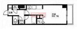 HF駒沢公園レジデンスTOWER ワンルームの間取図画像
