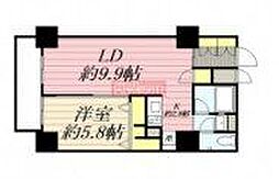 HF駒沢公園レジデンスTOWER 1LDKの間取図画像