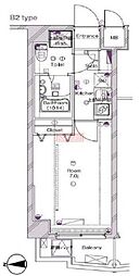 MAKESDESIGN桜新町 1Kの間取図画像