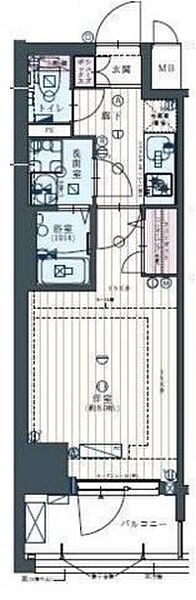 ソルテラス大阪城東 ｜大阪府大阪市東成区中本1丁目(賃貸マンション1K・13階・25.05㎡)の写真 その2